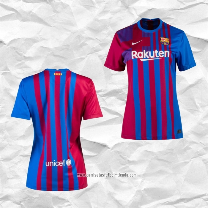 Camiseta Primera Barcelona 2021 2022 Mujer